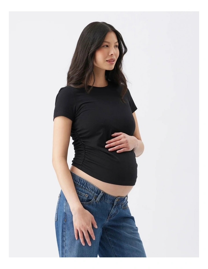 Organic Cotton Ruched Tee image 3