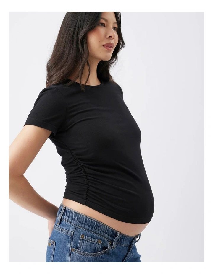 Organic Cotton Ruched Tee image 5