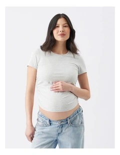 Organic Cotton Ruched Tee