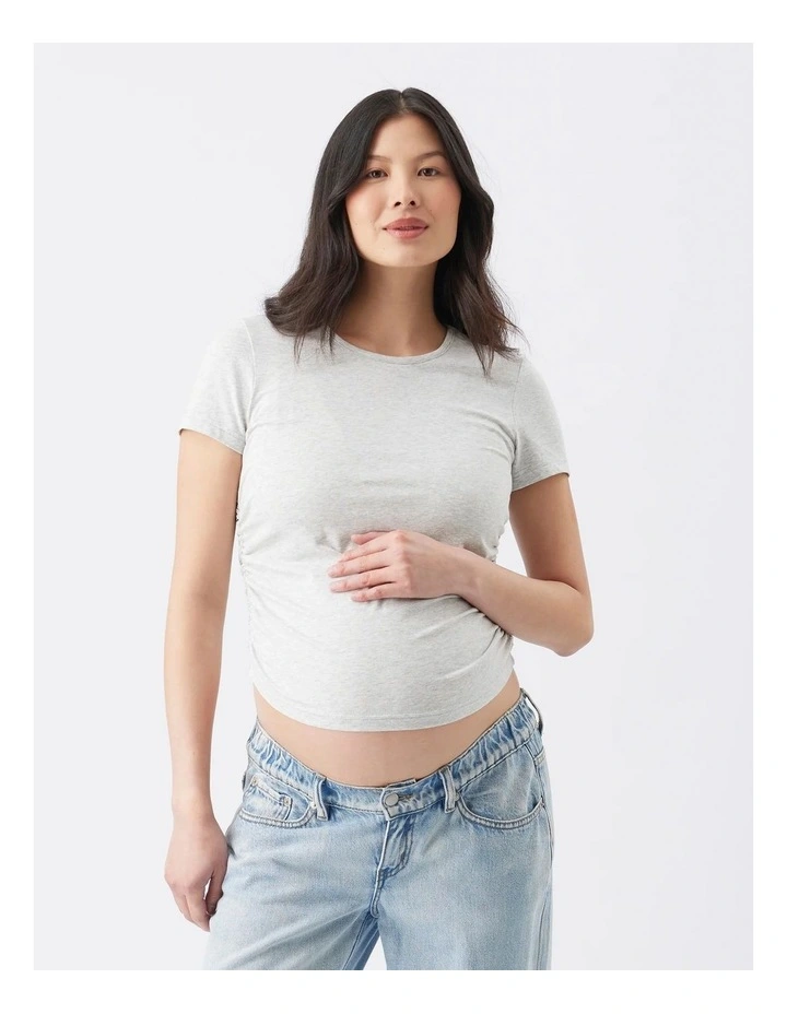 Organic Cotton Ruched Tee image 1