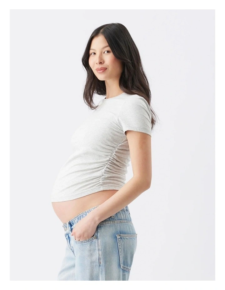 Organic Cotton Ruched Tee image 3