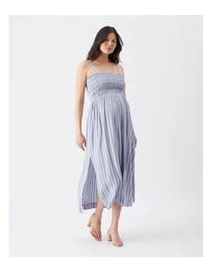 Selena Shirred Dress