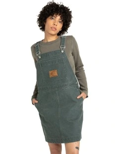 Dungaree Canvas Mini Dress