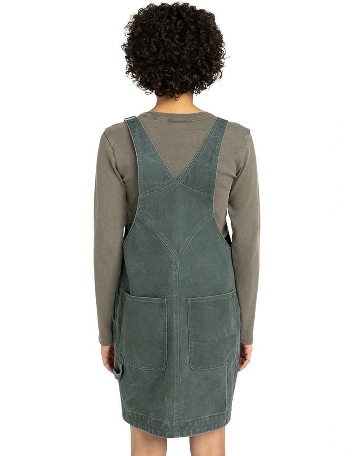Dungaree Canvas Mini Dress image 2