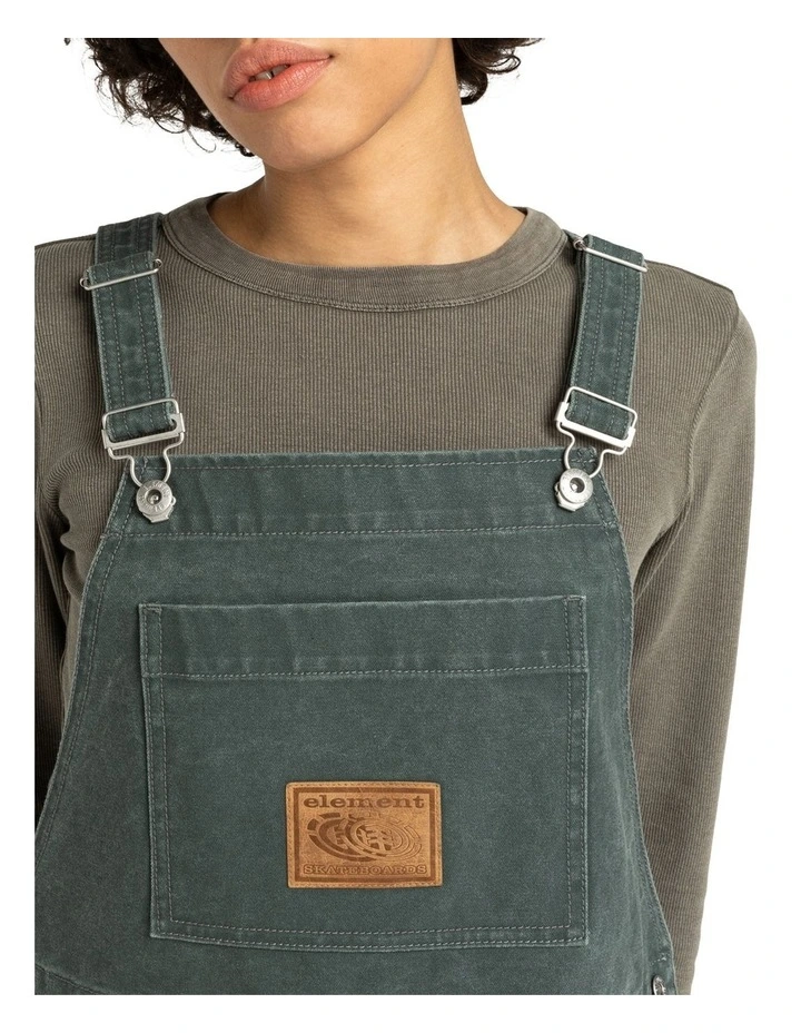 Dungaree Canvas Mini Dress image 4