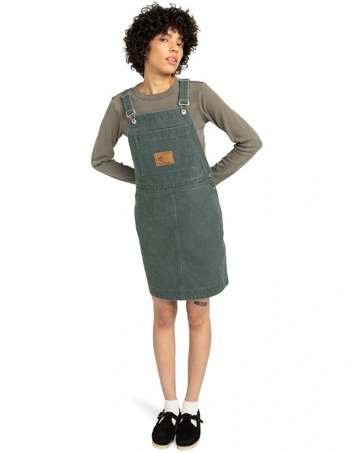 Dungaree Canvas Mini Dress image 7