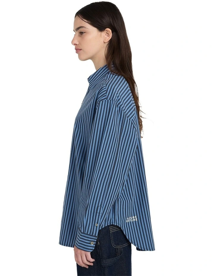 Classicfriend Long Sleeve Shirt in Blue image 3