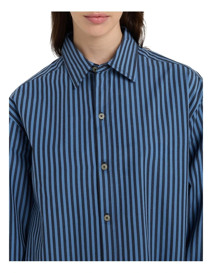 Classicfriend Long Sleeve Shirt in Blue image 4