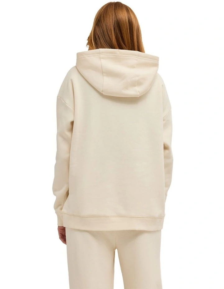Cornette Pullover Hoodie in White image 2