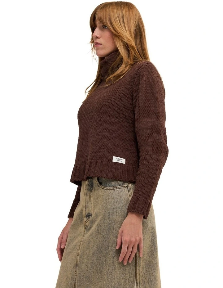 Cozy Nights Long Sleeve Jumper in Brown image 3