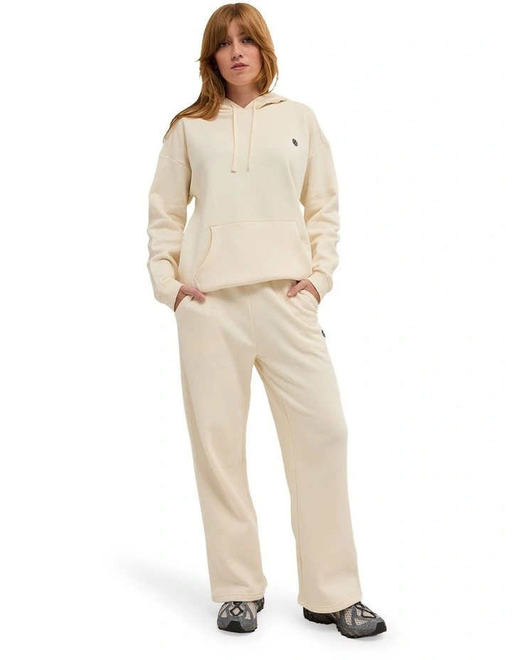 Cornette Wide Trackpants in Off White image 5