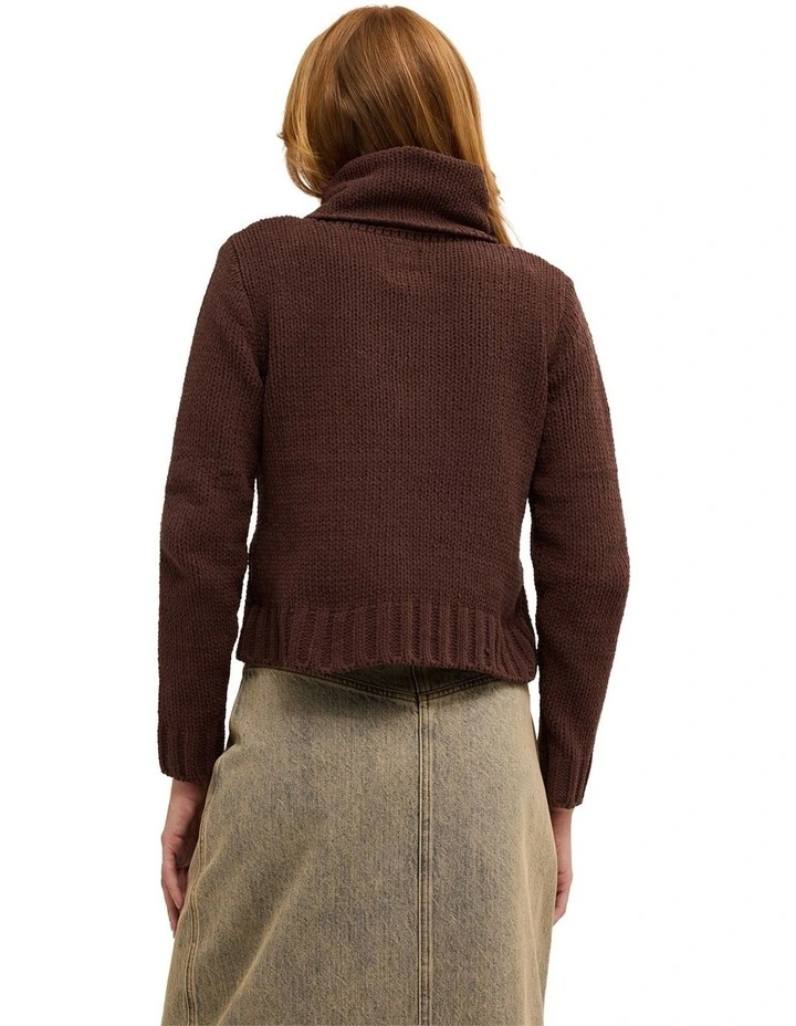 Cozy Nights Sweater in Dark Choc image 2