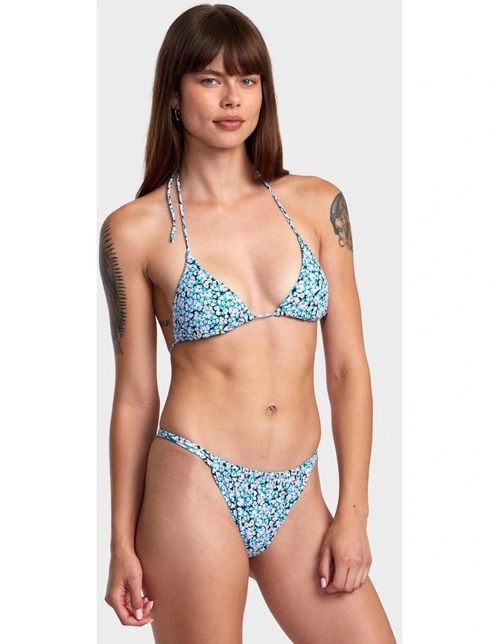 Sprinkles Double Strap Skimpy Bikini Bottom in Black Floral image 4