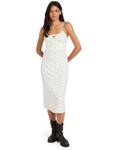 Ruse Bud Midi Dress In White