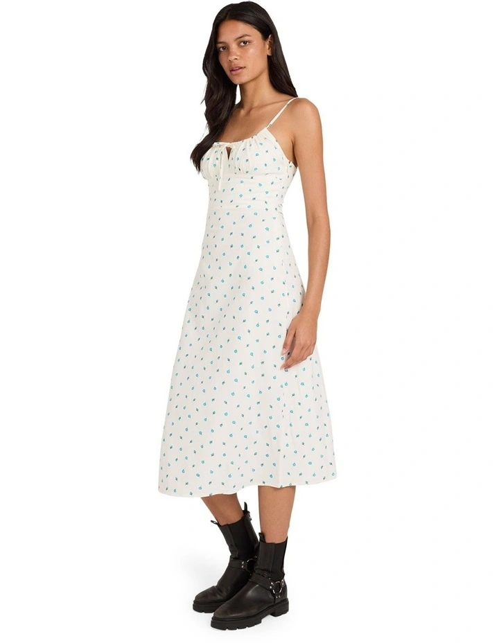Ruse Bud Midi Dress In White image 2
