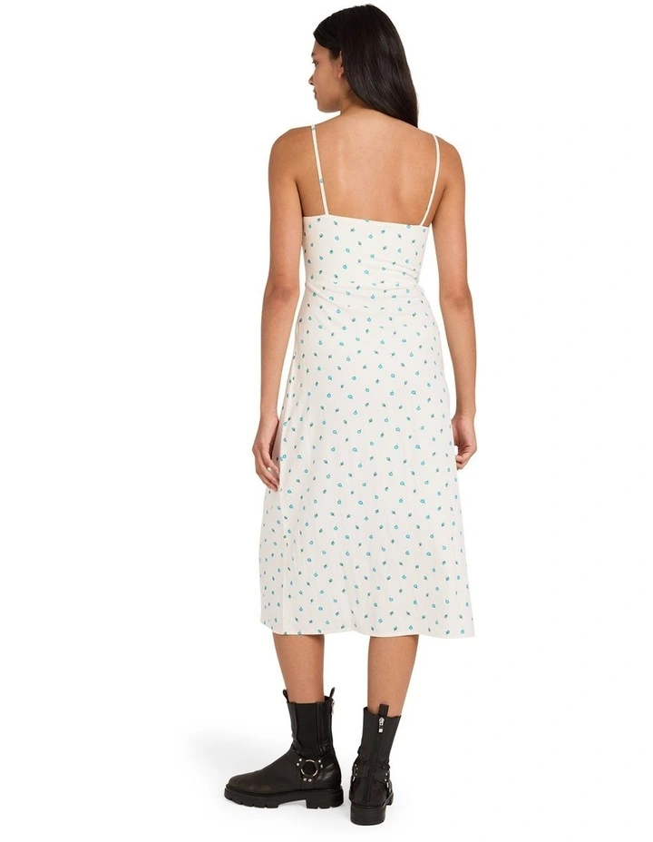 Ruse Bud Midi Dress In White image 3