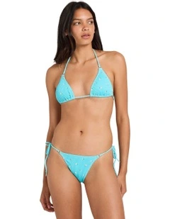 Rose Bud Skimpy Bikini Bottom in Blue
