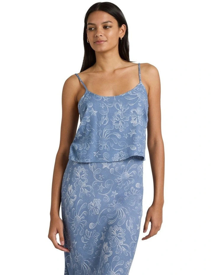 La Subaloha Tank Top in Light Blue image 1