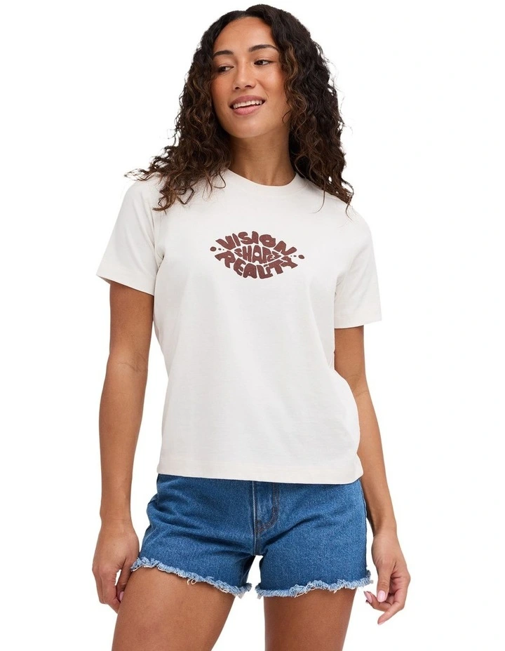 Icon T-Shirt In Vintage White image 1