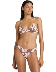 Something Else Bralette Bikini Top in Terra Brown