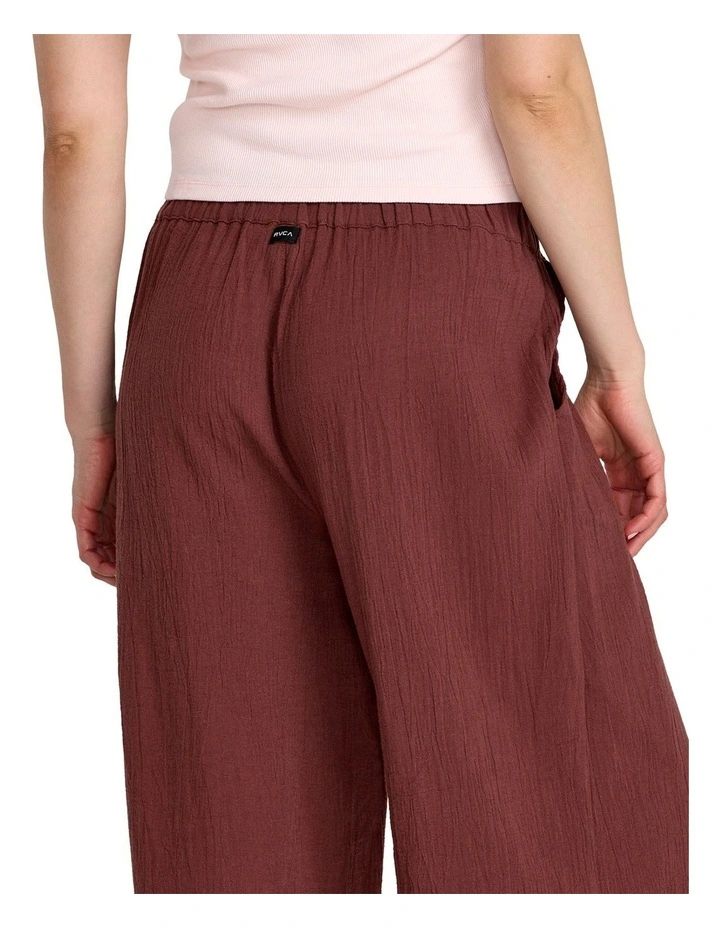 New Yume Wide Pants In Terra Brown image 4