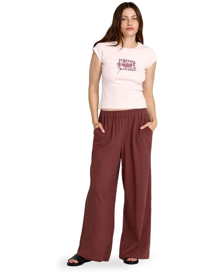 New Yume Wide Pants In Terra Brown image 5