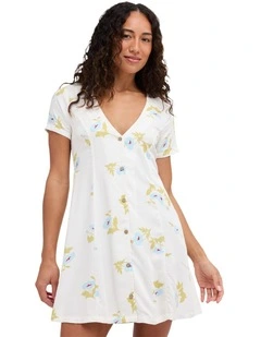 Jade Mini Dress in Cloud