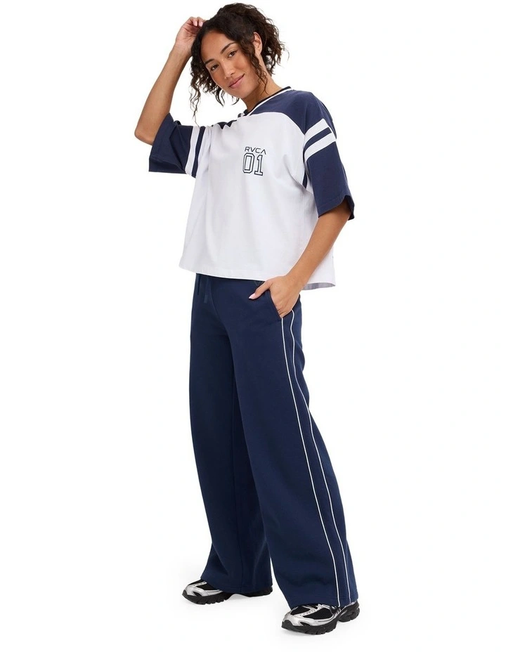 RVCA Trackpants in Navy image 3