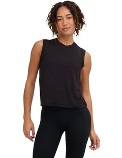 Muscle Tank Top in RVCA Black