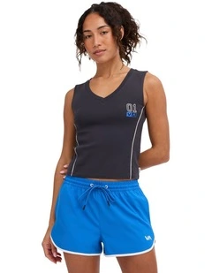 RVCA V-Neck Tank Top in RVCA Black
