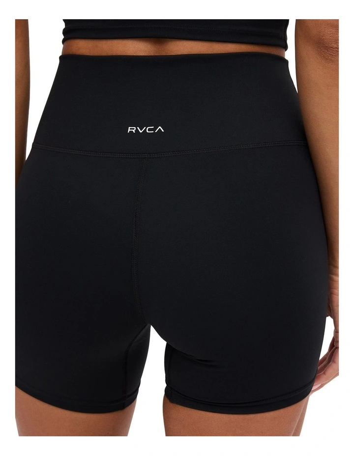RVCA 5 Bikeshorts in Black image 4