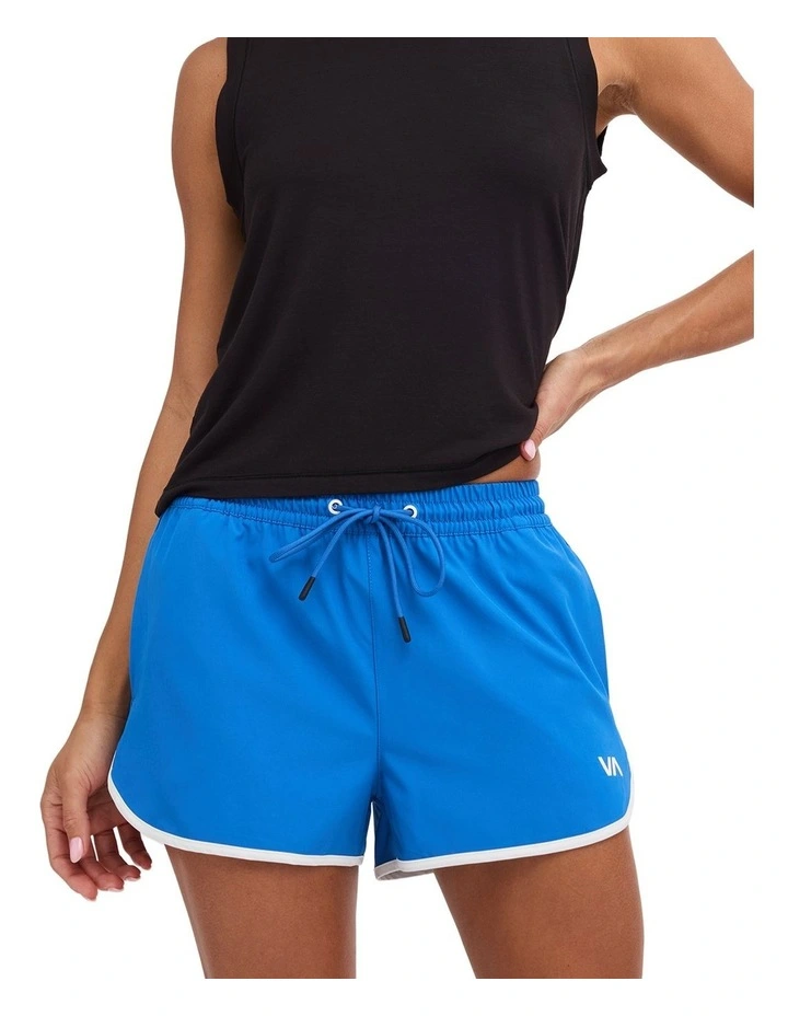 RVCA Soft Shorts in Blue Belt image 1