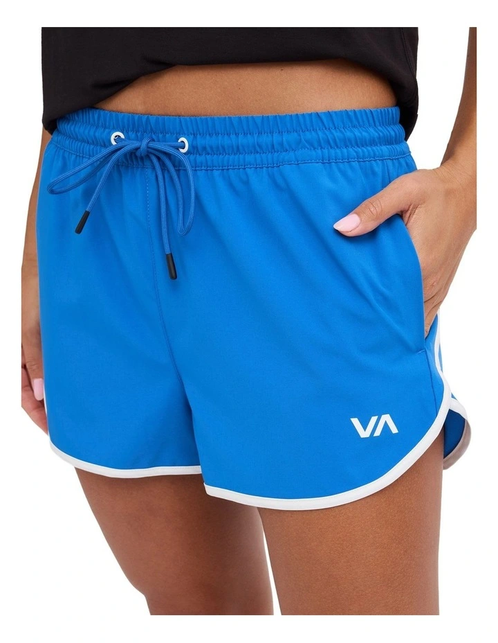 RVCA Soft Shorts in Blue Belt image 4
