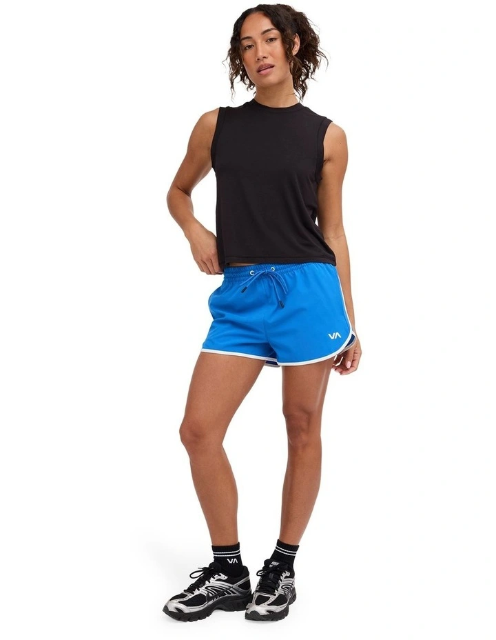 RVCA Soft Shorts in Blue Belt image 5