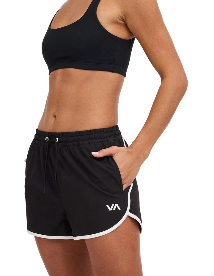 RVCA Soft Shorts in Black image 3