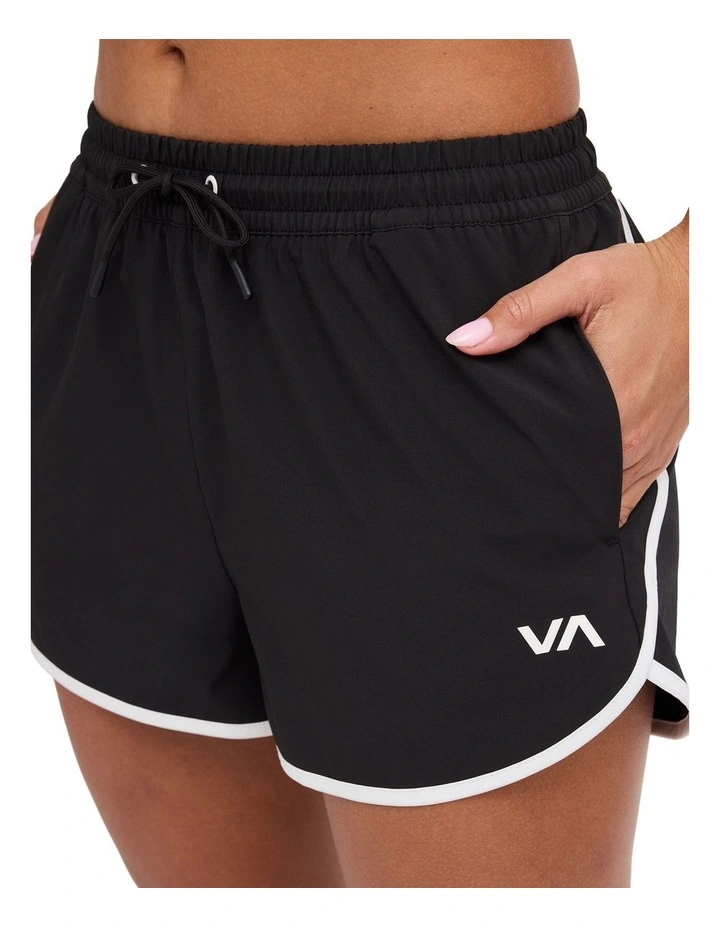 RVCA Soft Shorts in Black image 4
