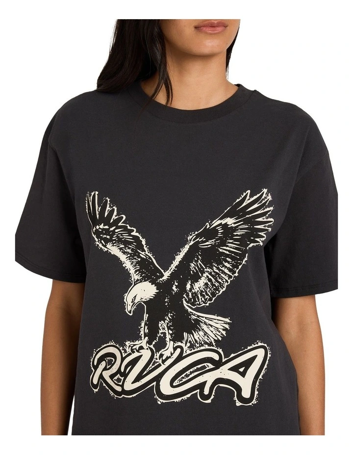 Natures Calling Relaxed T-Shirt in Washed Black image 4