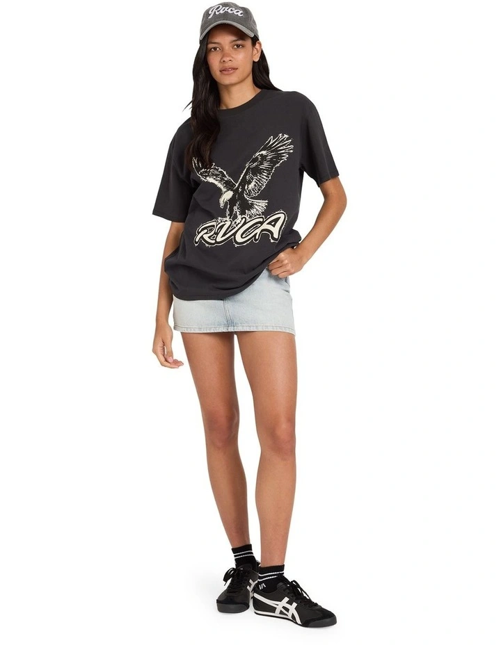 Natures Calling Relaxed T-Shirt in Washed Black image 5
