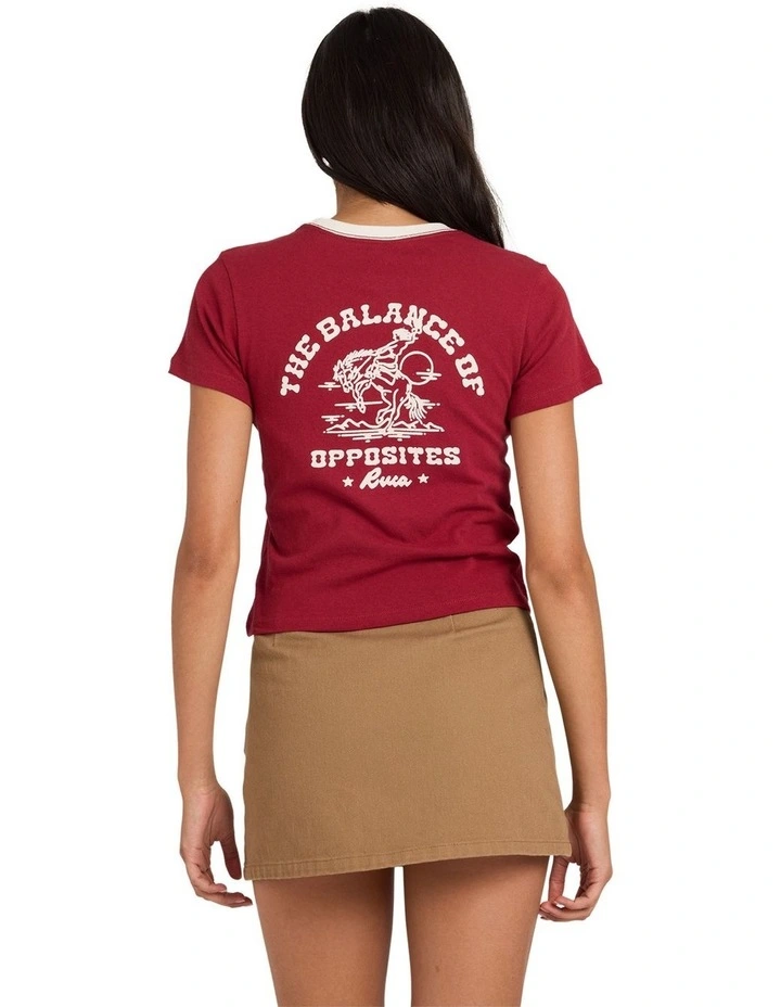 Lone Ranger 411 T-Shirt in Brick Red image 2