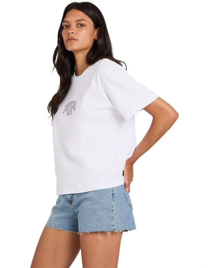 RVCA Selects Easy T-Shirt in White image 3