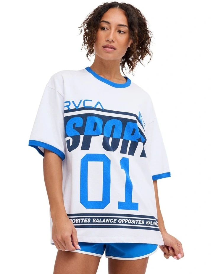 RVCA Toni T-Shirt in Whisper White image 1