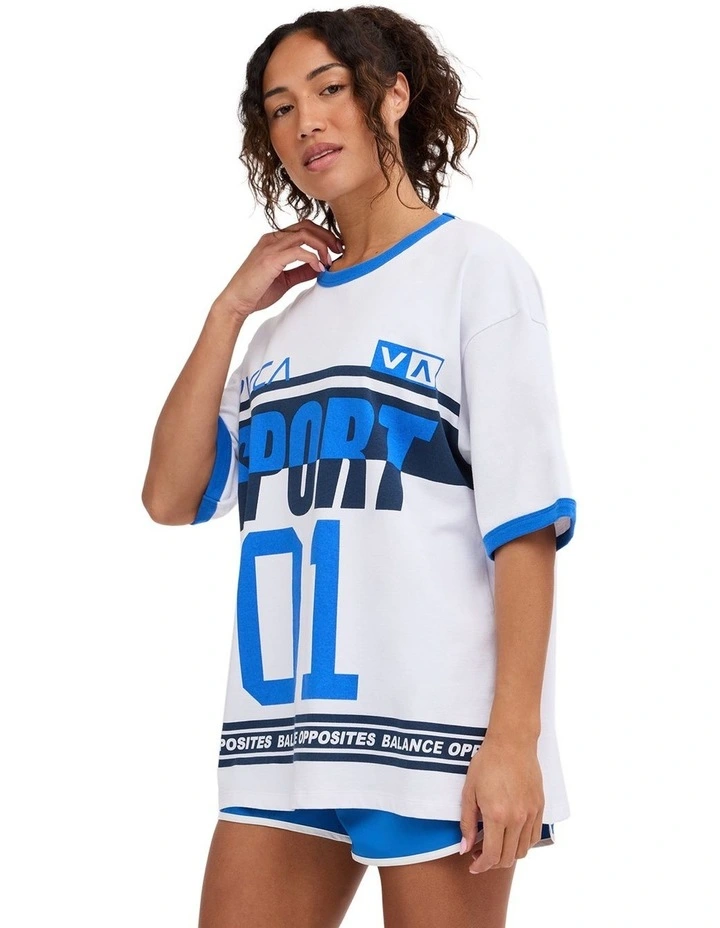 RVCA Toni T-Shirt in Whisper White image 3