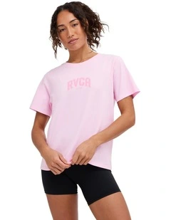 RVCA Core T-Shirt in Strawberry Cream