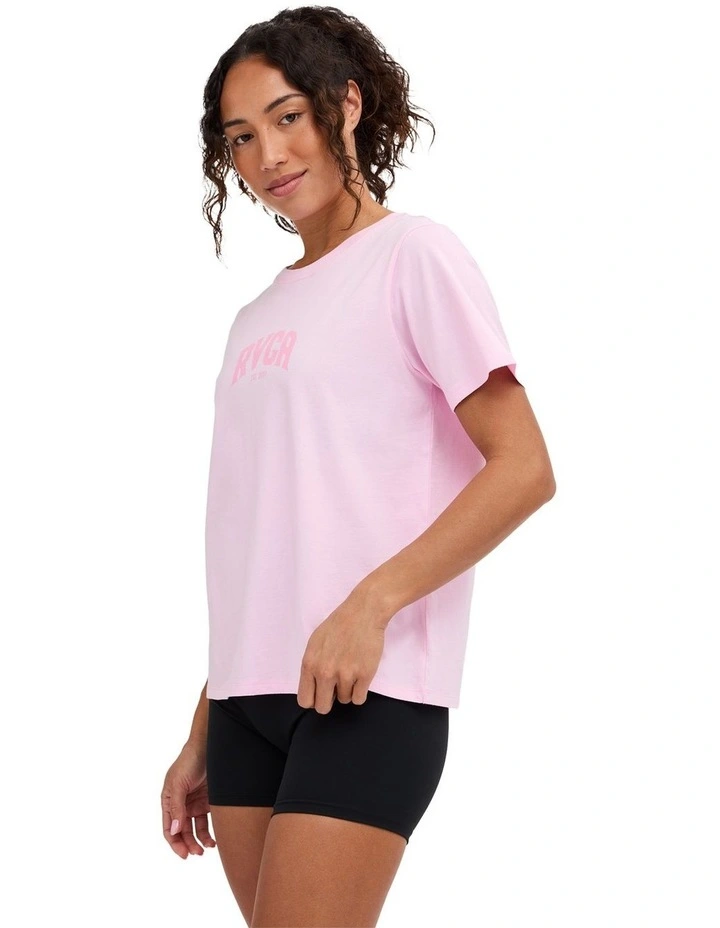 RVCA Core T-Shirt in Strawberry Cream image 3