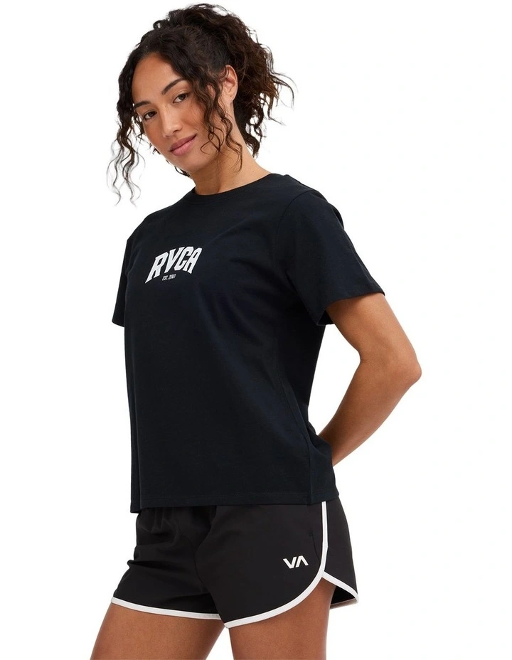 RVCA Core T-Shirt in Black image 3