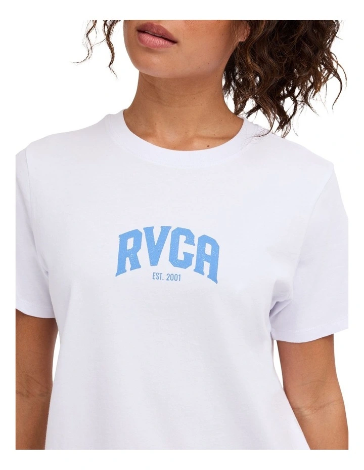 RVCA Core T-Shirt in White image 4