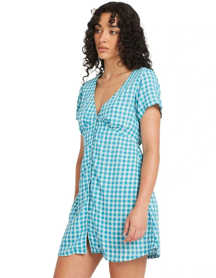Joan Mini Dress in Moondust image 3