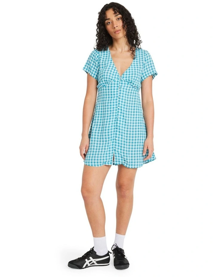 Joan Mini Dress in Moondust image 5