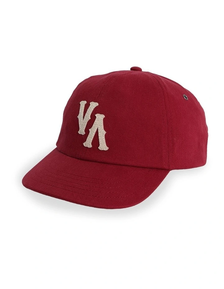 Dugout Dad Cap in Ruby Red image 1