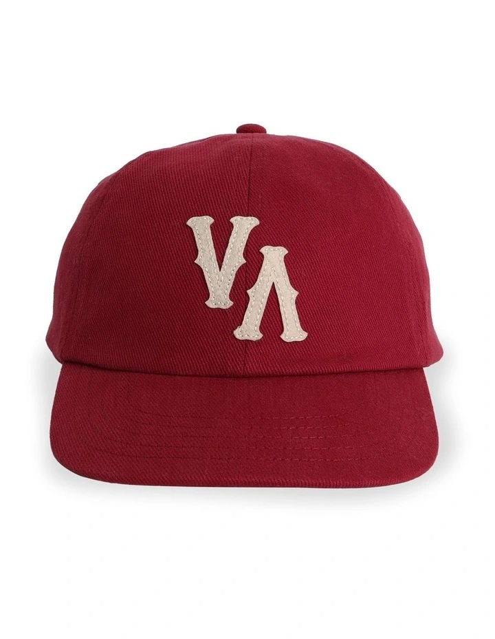 Dugout Dad Cap in Ruby Red image 5